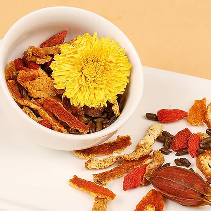 민들레 울프베리 허브차 - 50티백, 국화와 감귤 껍질 - Wellness Herbal Tea Blends 리뷰 및 가격