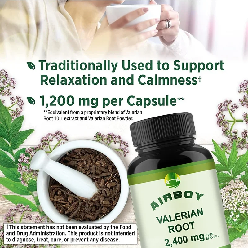 발레리안 뿌리 - 수면 지원 제공, 수면 시간 연장,  - Valerian Root Capsule 리뷰 및 가격