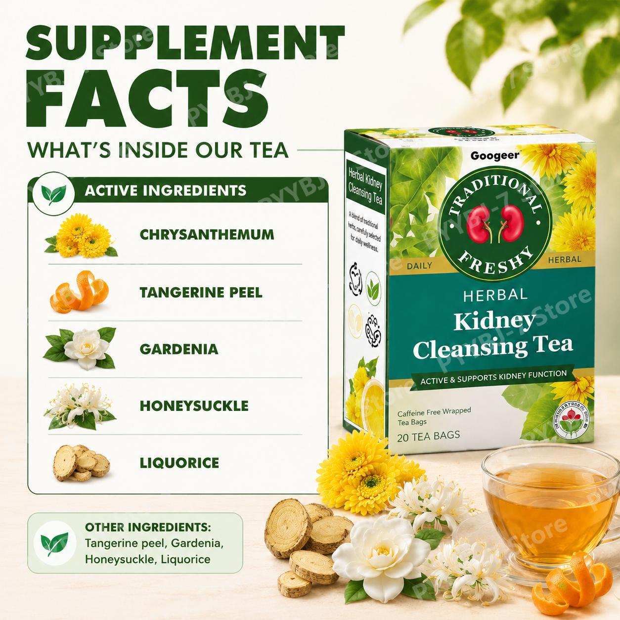 허브티백 국화 블렌드 천연 건강 지원 디톡스 스타일 허 - Wellness Herbal Tea Blends 리뷰 및 가격