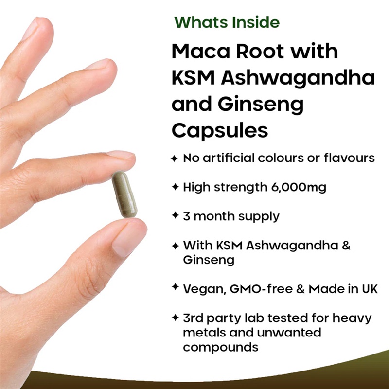 마카 뿌리 보충제 - KSM 아슈와간다, 인삼으로 기분 - Valerian Root Capsule 리뷰 및 가격